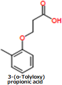 CAS#3-(o-Tolyloxy)propionic acid